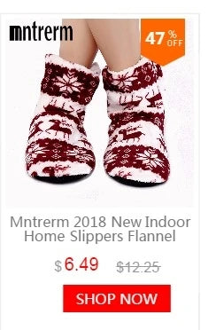 Mntrerm New Cute 2023 Indoor Home Slippers Warm Soft Plush Slippers Non-slip Indoor Fur Slippers Solid Color Cute Women Shoes