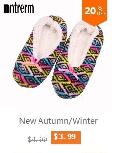Mntrerm New Cute 2023 Indoor Home Slippers Warm Soft Plush Slippers Non-slip Indoor Fur Slippers Solid Color Cute Women Shoes