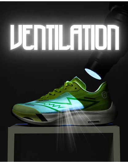 2023 New Full Palm Carbon Plate Running Shoes for Men and Women's Marathon Racing Shock Absorbing Sports Shoes Training Shoes